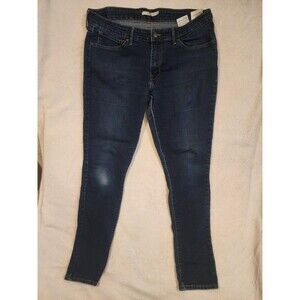 Vintage Levis 711 Jeans Skinny Fit Blue Denim Mens